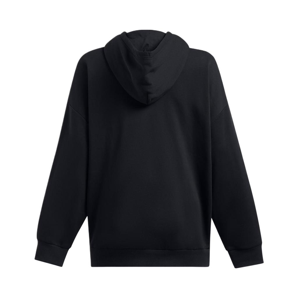 Under Armour Comfortable Soft Fashionable Solid Color Versatile Hoodie Women Hoodies Black 1386464-001