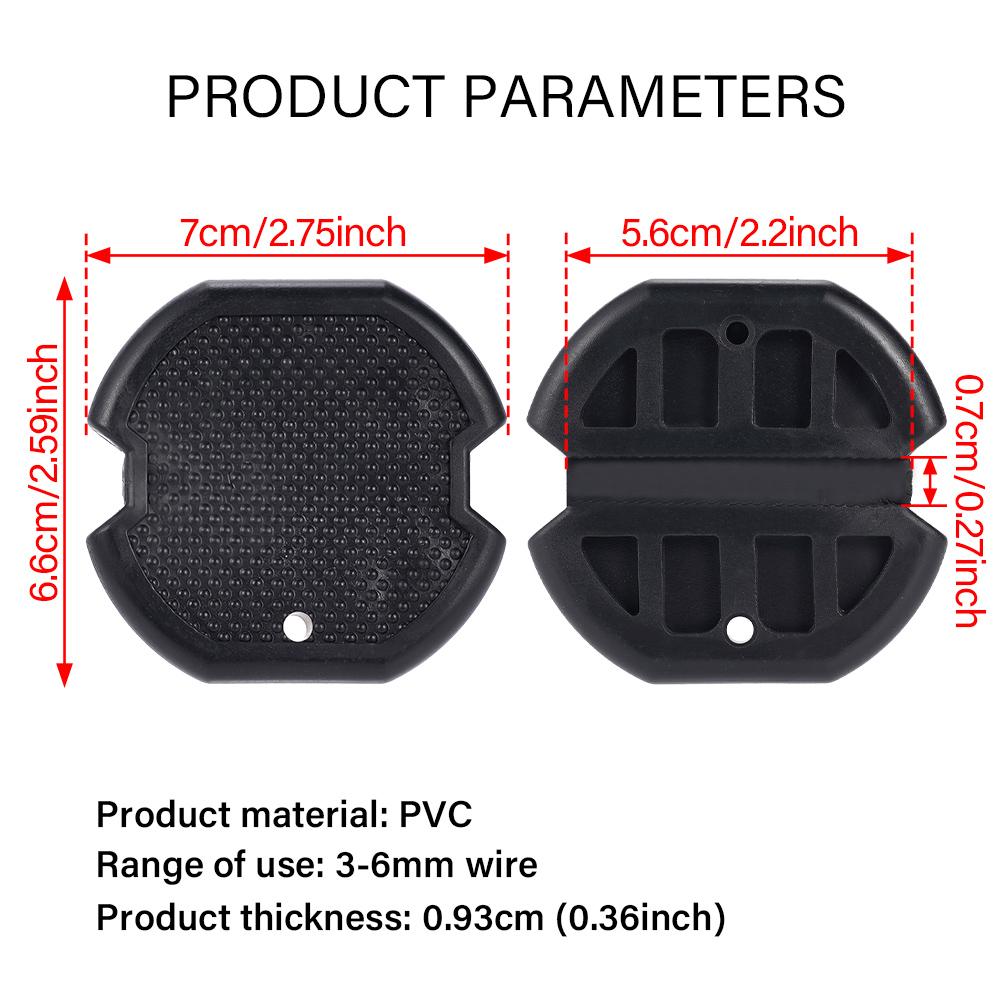 Приспособление для протяжки кабеля электрика 3-6 мм, вспомогательное устройство, ПВХ, нескользящее, не требующее усилий, лидер для протяжки кабеля