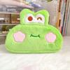 Frog Bear Rabbit Plush Pencil Bag Stuffed Frog Plush Pencil Case  Stationary Organzier