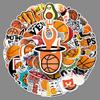 50 Basketball Graffiti Personalized Sports Children's Creative DIY Skateboard Suitcase Stickers Waterproof