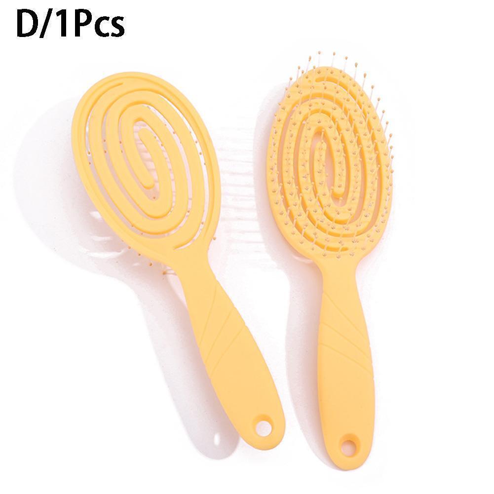 New Detangling Hairbrush Nylon Bristle Hair Scalp Massage Brush Hair Women Q0A3
