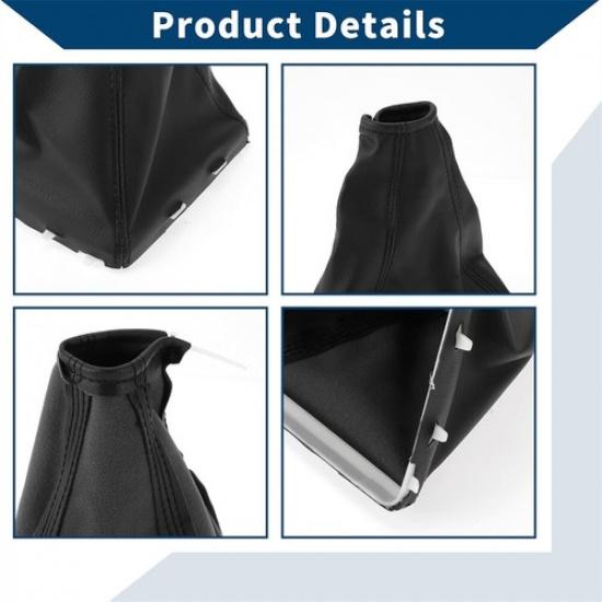 Gear Shift Knob Leather Gaiter Boot Cover For Opel Vectra C 2002 2003 2004-2008