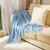 Multi-Purpose Woven Blanket: Sofa Throw, Bed Runner, Air Conditioning Shawl, Summer Cool Nap Blanket