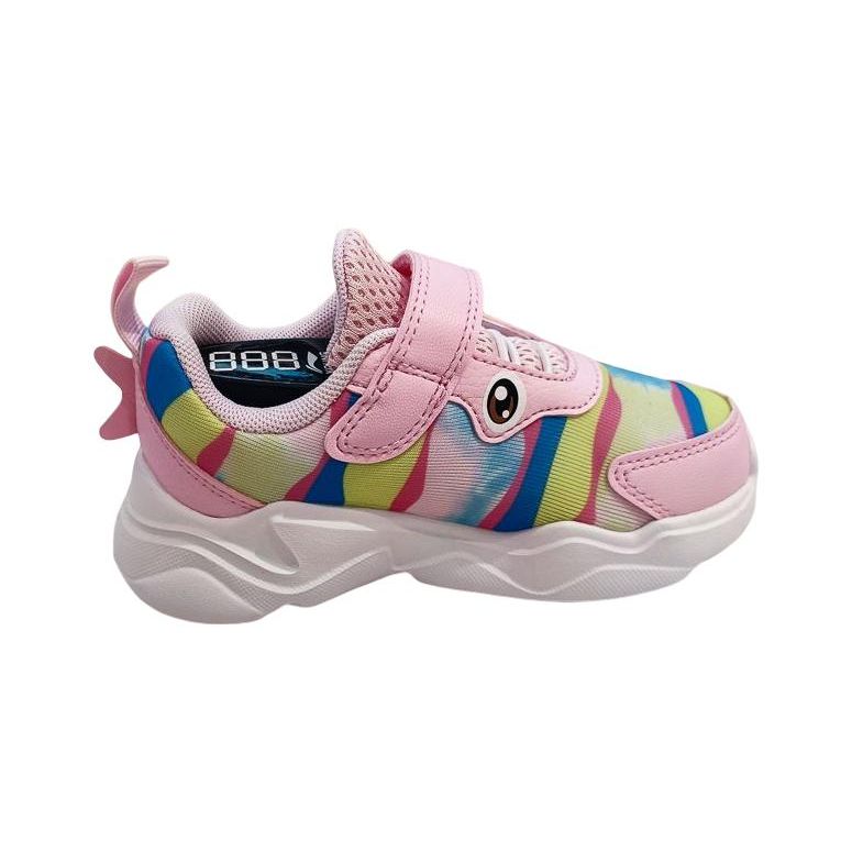 Li Ning Kids Flying Disc Нескользящая амортизирующая износостойкая повседневная обувь Детская повседневная обувь розового цвета YKNS082-4
