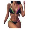 Женщины Bandeau Bandage Bikini Set Push-Up Бразильские купальники Пляжная одежда Купальник