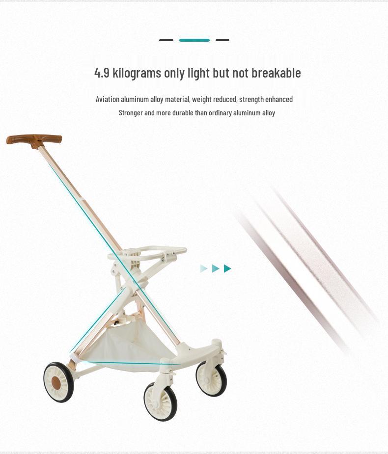 Luxury Foldable Pet Stroller for Small/Medium Dogs & Cats