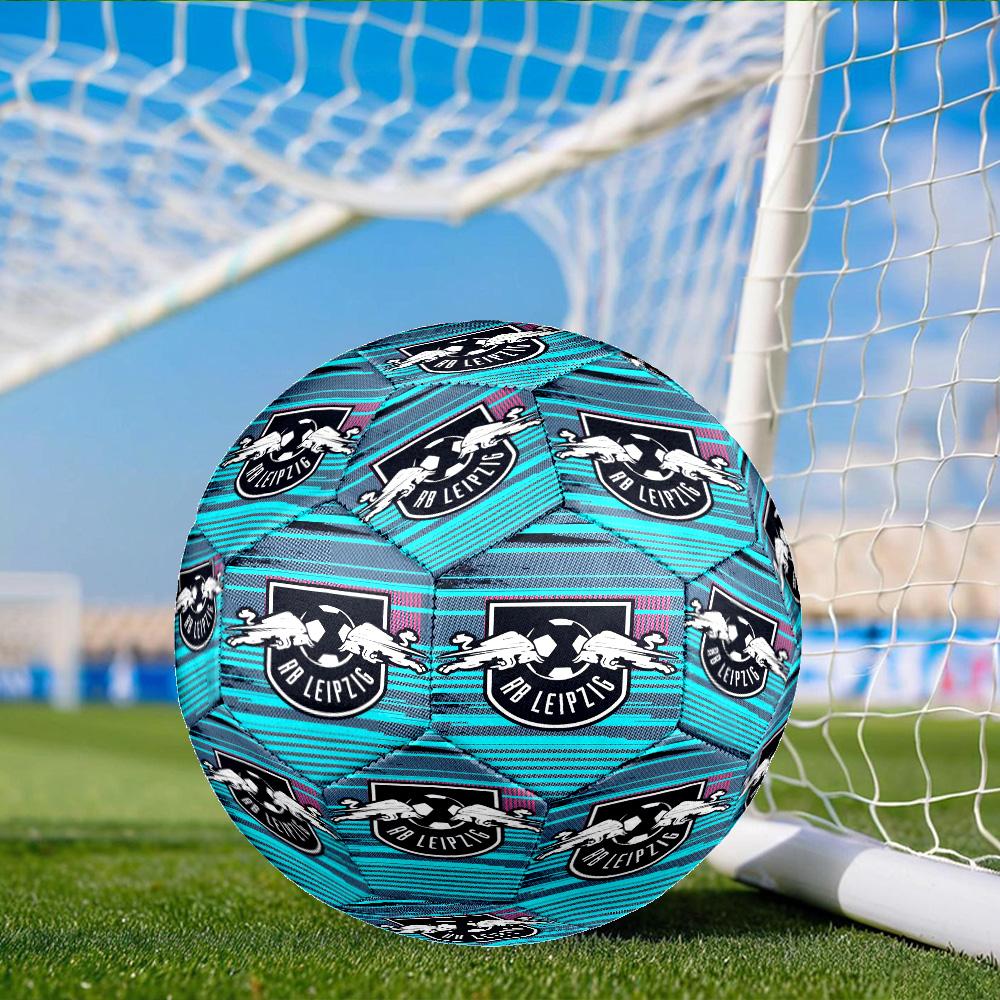 Футбольный мяч New York Red Bulls с эмблемой, размер 5, сшитый машинным способом, мягкий и удобный, подходит для тренировок и матчей, подарок для фаната