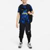 Nike Футболка с коротким рукавом для тренировок Dri-FIT Chelsea Academy Pro с принтом по всей поверхности, быстросохнущая, детская, топы, асфальтово-синяя, DX3627-427