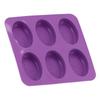 6-Cavity Design Soap Molding Case Flexible Silicone Cake Mold Set Silicone Soap Mold  Handmade Soap