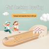 Mini Desktop Bowling Game: Interactive Wooden Toy for Kids and Adults