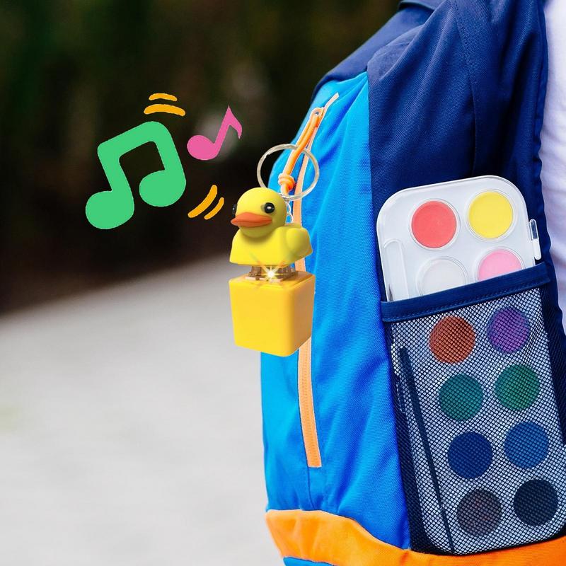 Клавиша клавиатуры с писком утки Игрушка Брелок Подвеска на сумку Сенсорные игрушки Сжимаемые Антистресс Мягкие Детские Подарки на День Рождения