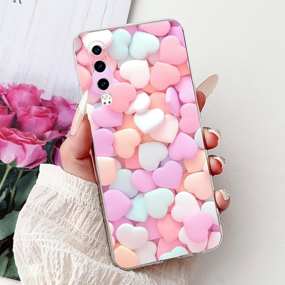 Для чехла Huawei P30 ELE-L29 ELE-L09 ELE-L04 Cover Роскошный Мультяшный Дракон Мягкий Силикон Прозрачный Чехол Для Huawei P30 Pro P 30 Fundas