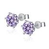 D Color 0.5-2ct Multi Colors and Cuts Moissanite Stud Earrings  S925 Sterling Silver Fine Jewelry Earrings For Women Wedding