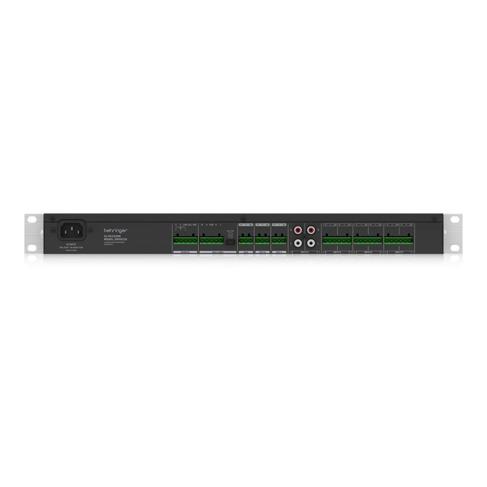 Behringer Зонный микшер 8 каналов Euroblock совместимый пульт дистанционного управления 1U размер ZMX8210 V2