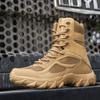 New Men's Military Boots Light High Top Outdoor Mountaineering Warm Breathable Men's Boots