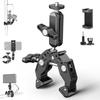 Neewer Super Clamp 3" Dual Ball Head Magic Arm Cold Shoe 1/4" 3/8" Screw Desk Tripod Tube Cross Bar Gimbal Rod Smartphone/Action Camera Mount Adapter