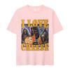 Funny I Love Cheese Skeleton Meme Graphic T Shirt Men Vintage Oversized Short Sleeve T-shirts Fashion High Quality Cotton Tshirt