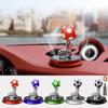 New Solar Energy Suspended Spinning Football Car Air Freshener Purifier Auto Fragrance Perfume Seat Car Parfum Decoration