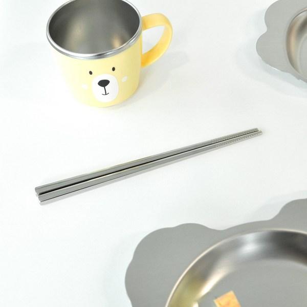 Детские вакуумные палочки для еды из нержавеющей стали, серебряные, один предмет, 2 шт.