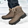 Men Boots 2024 New Winter Slippers Warm Men Shoes Waterproof Non-Slip Plush Sneakers Male Tenis Shoes Boots Men Sneakers Winter
