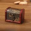 Retro Wooden Jewelry Box With Cover For Desk Storage And Gift Packaging