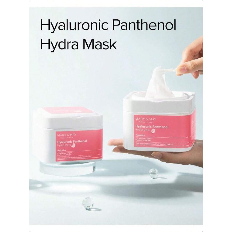 Mary&May Коллагеновая пептидная витальная маска 400г(30 шт.) - Ежедневная вытягивающаяся тканевая маска для улучшения морщин и эластичности с низкомолекулярным коллагеном