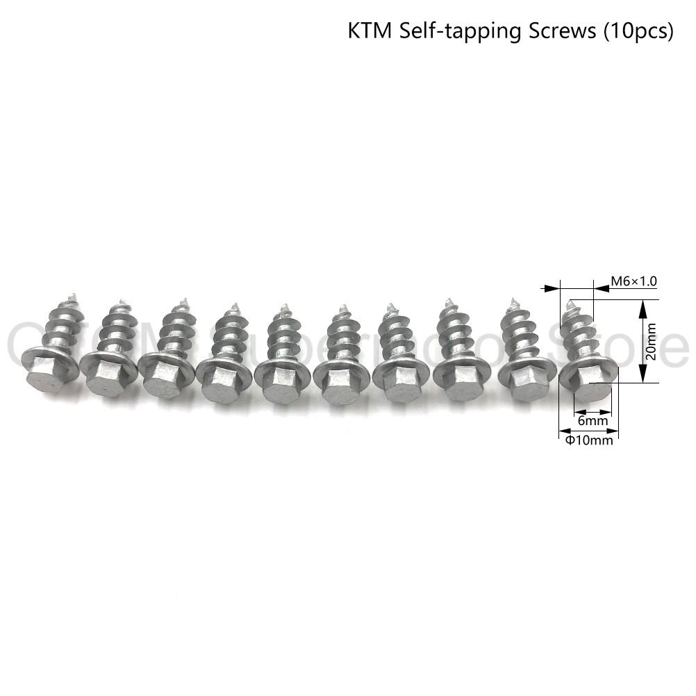 Motorcycle Accessories M8 M6 Bolt Kit Brake Disc Sprocket Fork Protector Fork Shoe Self-tapping Screw For KTM SX SXF XC XCF XCW