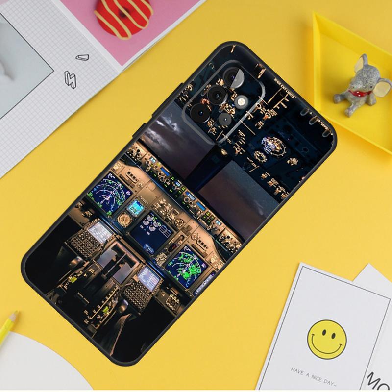 Flight Instruments Case For Samsung Galaxy A53 A33 A23 A13 A06 A56 A16 A36 A55 A35 A17 A54 A34 A14 A52 A32 A15
