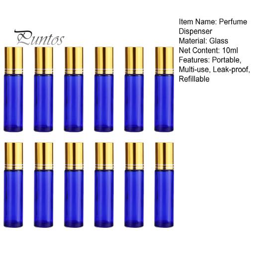 3/12 шт., флаконы с роликовыми шариками для эфирного масла, многоразовые пустые бутылки из прозрачного стекла с роликовыми шариками из нержавеющей стали для парфюмерии, косметического лосьона Essential