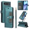 Раскладной кожаный чехол-кошелек для iPhone Air 17 16e 16 15 14 Plus 13 12 11 Pro Max, чехол-книжка, всесторонний, бизнес