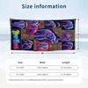 Elephant Theme Beach Towel Personalized Custom Name & Text Soft Quick Dry Beach Towel for Swimming Travel