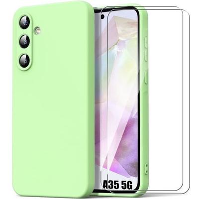 Чехол и Закаленное Стекло - BOOLING - для Samsung Galaxy A35 5G - Ультратонкая Защита - Ударопрочный - Защита от Царапин
