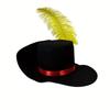 Vintage Design Magician Hat Dress Up Cosplay Felt Cap Carnival Snowman Costume Hat  Christmas Party
