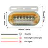 12 В-24 В светодиодные боковые габаритные огни для автомобиля, грузовика, автомобильная внешняя лампа, предупреждающий задний фонарь, 3 режима, сигнальный фонарь для прицепа, 4 шт./12 шт.