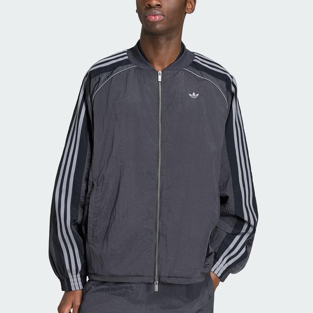 adidas Originals Adilenium Сезон 5 Спортивная куртка на молнии Свободный крой Спортивная куртка с длинным рукавом Мужские куртки KX4831