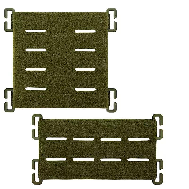 Laser Cutting Tactical Patch Display Attachments Board Panel ,Outdoor Pouch Molle Patch Holder Hook Loop Panel for Backpack