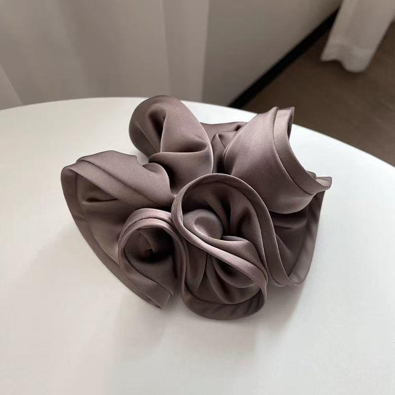 Retro Simulation Silk Satin Skin Friendly High-end Feeling Ponytail Headband Temperament Hair Accessory
