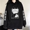 Harajuku Anime Jujutsu Kaisen Satoru Gojo Printed Hooded Men Women Manga Hoodies Oversized Streetwear Comfortable Sweatshirt