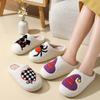 Halloween Home Fluffy Slippers Women Winter Soft Sole Plush House Floor Slides Woman Flat Casual Cartoon Warm Cotton Shoes
