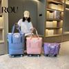 Luggage Organizer Bag Travel Duffel with Detachable Wheels Large Capacity Dry Wet Separation Waterproof Gym Oxford Cloth Outdoor Overnight Workout