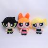 20cm Cartoon Anime Powerpuff Girls Plush Toys Cute Blossom Buttercup Bubbles Stuffed Plush Dolls Gifts