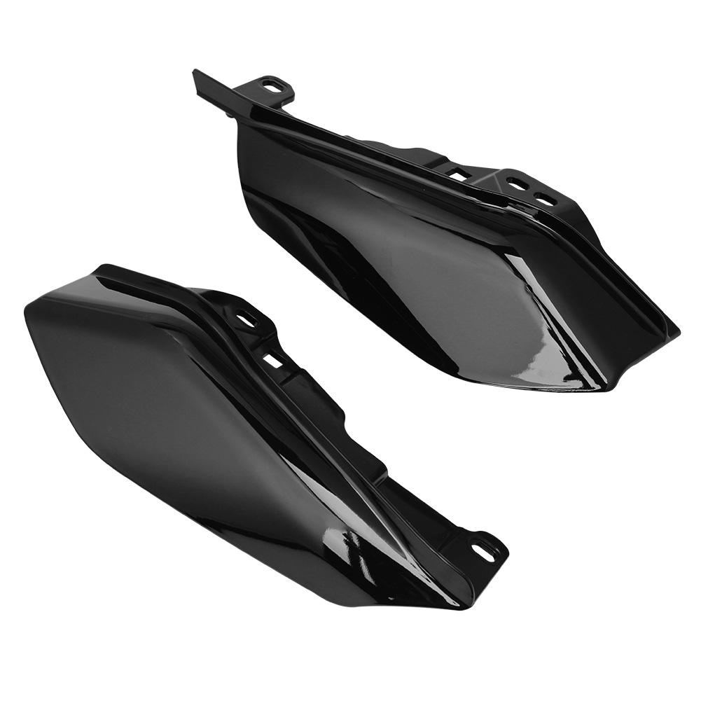 Motorcycle Black/Chrome Mid-Frame Air Heat Deflector Fairing For Harley Touring Electra Glide Street Road Glide CVO 2017-2022
