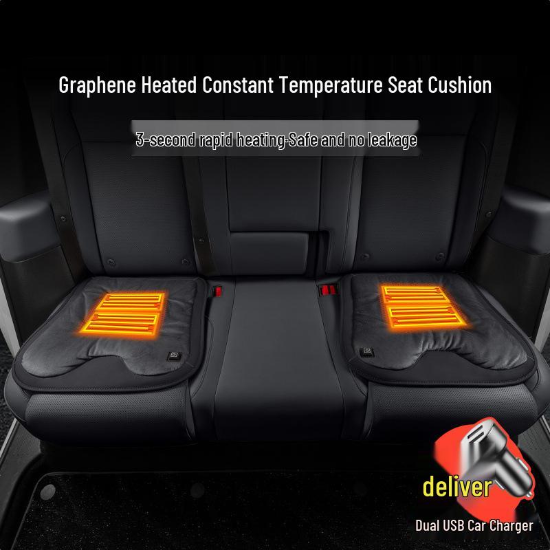 Совместимо с Oshan X5/X7PLUS и Z6: Kosei Фланелевая подогреваемая накладка на автомобильное сиденье