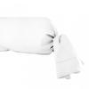 Cotton Bolster Case 45x185 Cm PERCALE White, by Soleil D'ocre