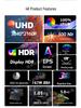 15,6-дюймовый 4K HD портативный сенсорный дисплей для мобильных устройств, ПК, PS5 с HDR