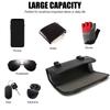Motorcycle Tool Bag, Universal PU Leather Motorcycle Fork Bag Saddlebag with Adjustable Straps, Handlebar Bag Storage