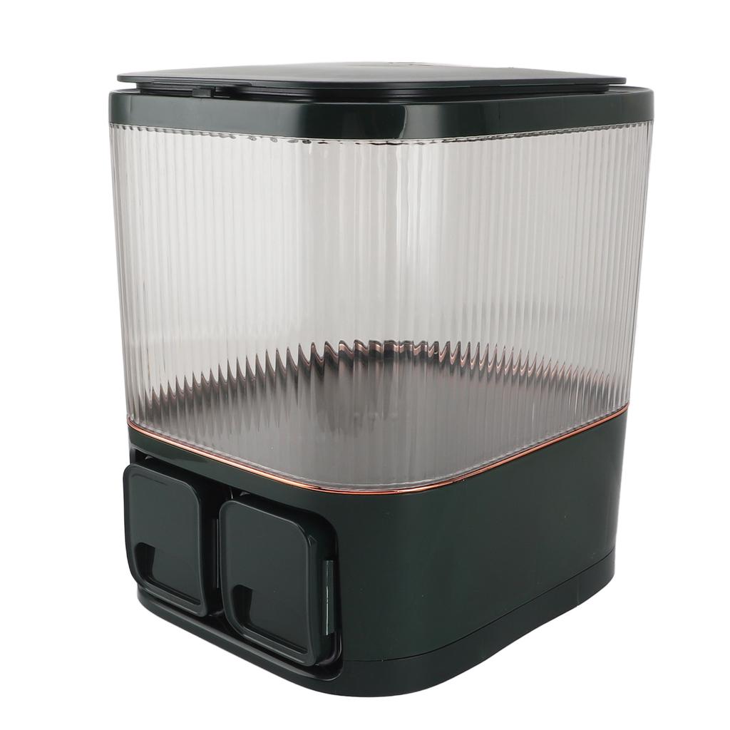 Контейнер для хранения риса большой вместимости, влагозащищенный, герметичный, пластиковый, держатель для муки, диспенсер, бункер для дома, кухни