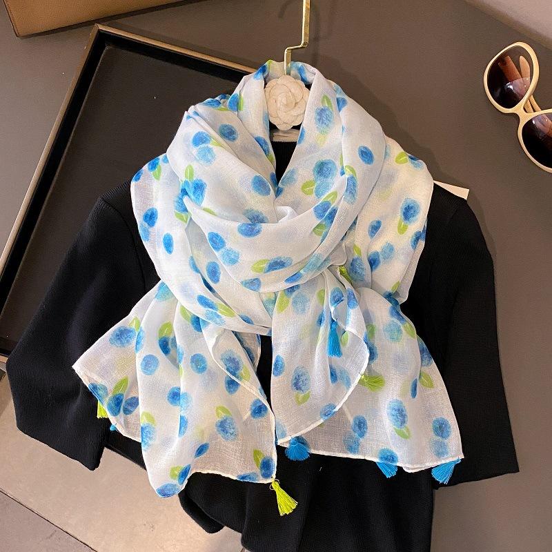 Осенний вискозно-хлопковый шарф Ацтекский Пейсли Цветочный платок шаль накидка Женские тонкие шарфы Мода кисточки Пашмина Высокое качество Фуляр