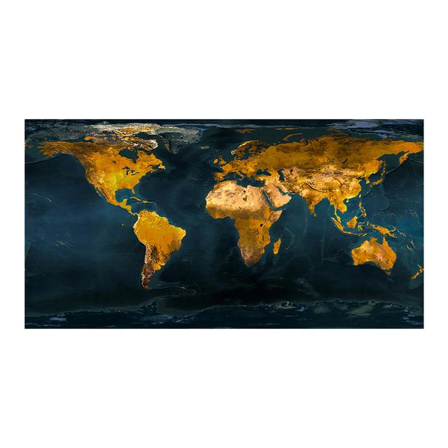 World Map Poster Canvas Painting Picture Print Cuadros Art Decoration Mural For Modern Home Living Room Wall Decor No Frame