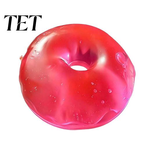 Hand Therapy Stress Reliever Coconut Oil Squeeze Toy, Donut Ball, Handmade Ball Alternatives Slow Rebound Fidget Toy for Relief Sensory Play